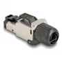 DeLOCK 86016 συνδετήρας καλωδίου RJ45/LSA μαύρο ασημί βύσμα αρσενικό