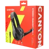 CANYON PC-Headset HSC-1 PC Mic Flat 2m μαύρο