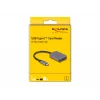 DeLOCK Αναγνώστης καρτών USB Type-C Αλουμίνιο SD Micro SD 5000 Mbit/s