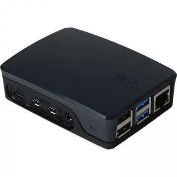 Raspberry θήκη Original για 4B μαύρο/γκρι (RPI4 CASE BLK/GRY)