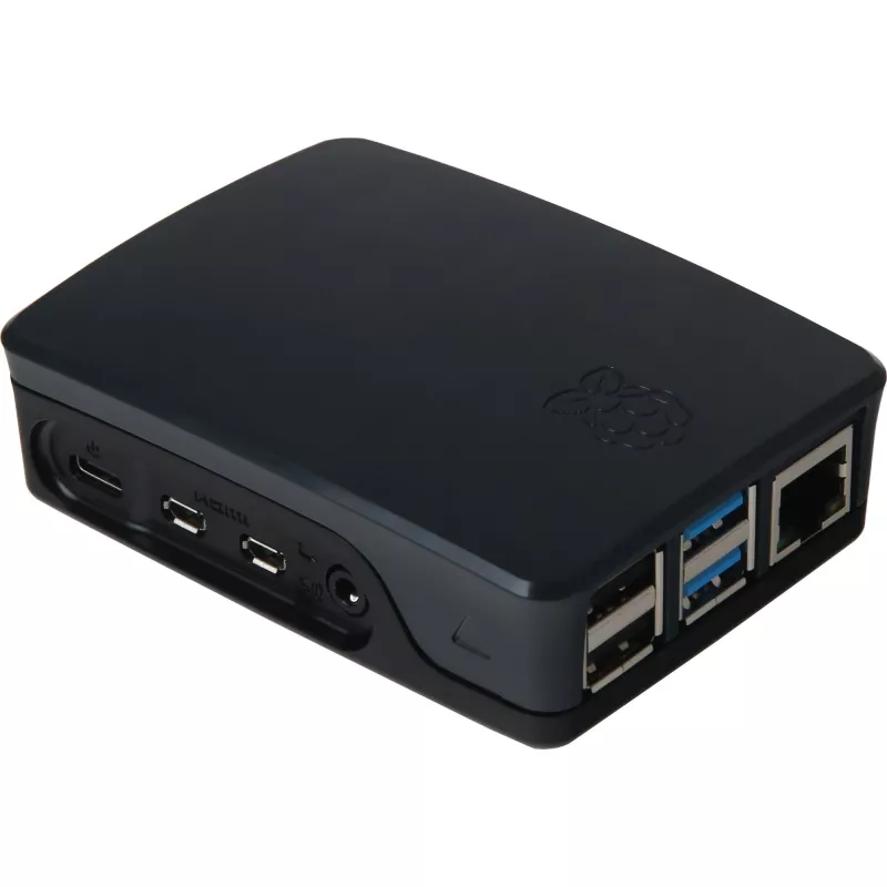Raspberry θήκη Original για 4B μαύρο/γκρι (RPI4 CASE BLK/GRY)