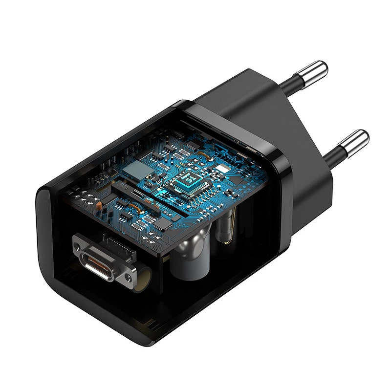 Baseus Super Si Quick Charger 1C 25W (μαύρο)