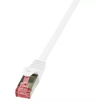 Logilink PrimeLine - Καλώδιο patch - RJ-45 (M) - RJ-45 (M) - 50 cm - SFTP, PiMF - CAT 6 - λείο, χωρίς αλογόνα - Λευκό (CQ2021S)