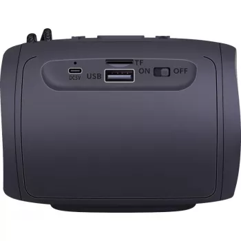 DEFENDER Enjoy S200 65200 φορητό ηχείο Bluetooth, TWS, 5 W, φωτισμός LED, FM, microSD, μπαταρία 10 ωρών, μαύρο