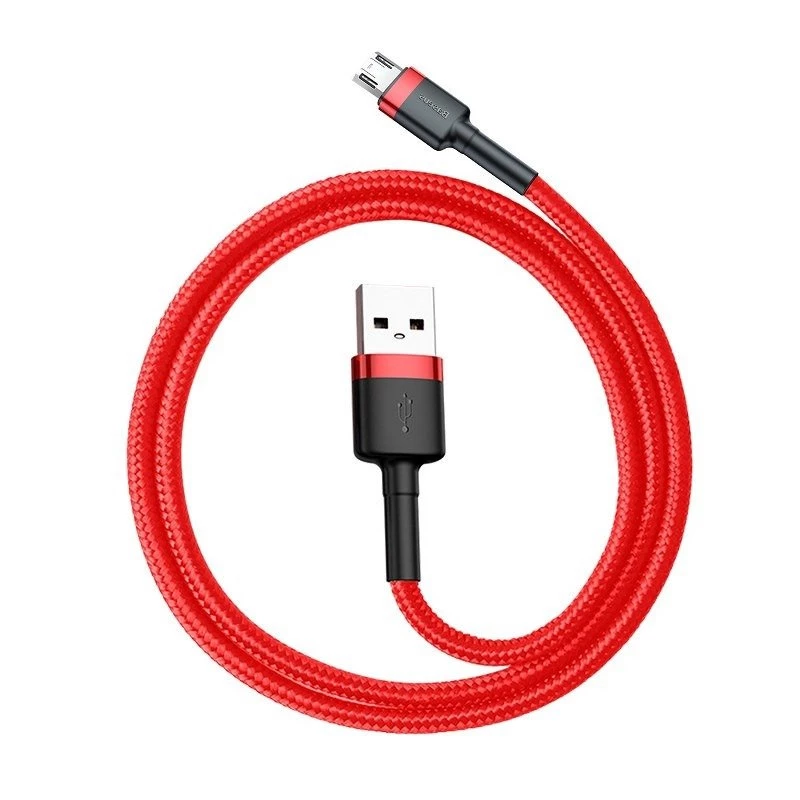 Καλώδιο USB Baseus CAMKLF-C09 2m USB A σε Micro-USB B Κόκκινο