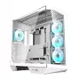 Κουτί υπολογιστή Darkflash DY470 (λευκό) + 4 ανεμιστήρες