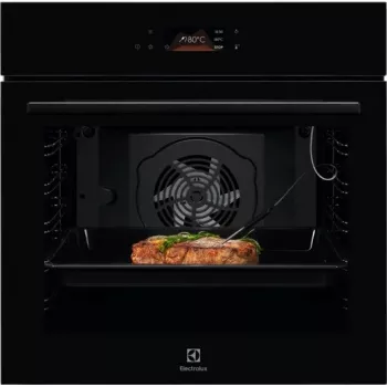 Εντοιχιζόμενος ηλεκτρικός φούρνος Electrolux LOE8H39Z — 72 l, πυρολυτικός, θερμός αέρας, γκριλ, οθόνη TFT, A+