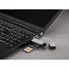 Hama 123900 αναγνώστης καρτών USB 3.0 SD/microSD, αλουμίνιο, μαύρο/ασημί