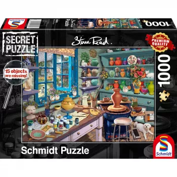 Steve Read: Secret Puzzles - Καλλιτεχνικό εργαστήριο (1000 τεμ.)