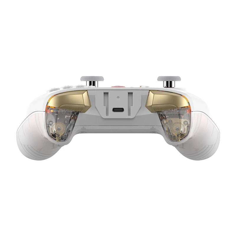Ασύρματο χειριστήριο GameSir Cyclone 2 HRG1001 — Bluetooth, Εργονομικός σχεδιασμός, Λευκό