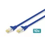 Καλώδιο δικτύου Ethernet Digitus DK-1644-A-020-B-10 μπλε