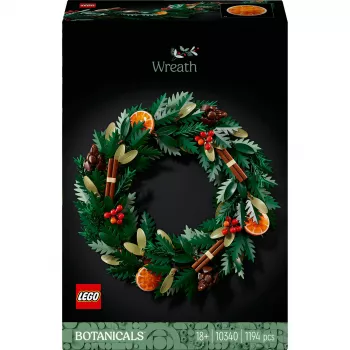 LEGO 10340 Icons Χριστουγεννιάτικο στεφάνι Δομικό παιχνίδι