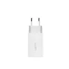 Διπλός αντάπτορας πρίζας USB 65W, 2xUSB-C, λευκό
