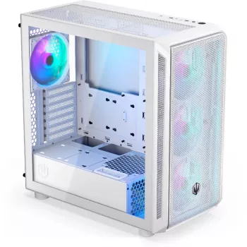 Endorfy Arx 700 ARGB Κουτί PC, Midi-Tower, ATX, Tempered Glass - με 4x 140mm ARGB ανεμιστήρες, Λευκό (EY2A017)