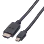 Καλώδιο Mini DisplayPort VALUE Mini DP-HDTV M/M 3 m