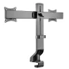 Βάση οθόνης MACLEAN MC-854 για δύο οθόνες 17–27 inch VESA 75x75 / 100x100, βάση γραφείου διπλού βραχίονα