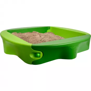 Αμμοδόχος Simba-Dickie BIG 800056733, πλαστικό, 1380×1380 mm, ενσωματωμένα καθίσματα, πράσινο