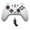 Ασύρματο gaming controller GameSir T4n Lite λευκό συμβατό με Bluetooth, ασύρματο, επαναφορτιζόμενο