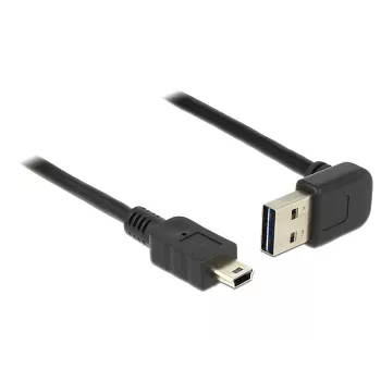 Καλώδιο USB DeLOCK 1 m USB 2.0-A σε Mini-USB B μαύρο