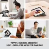 Θήκη με πληκτρολόγιο Combo Touch US iPad Pro 11 1,2,3 Gen γκρι