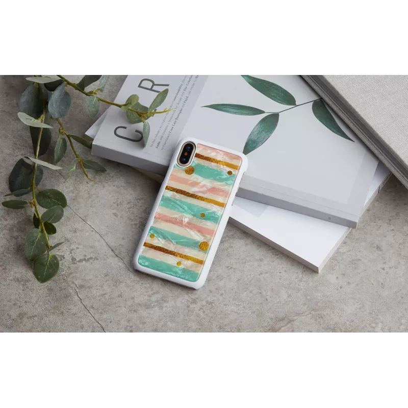 Θήκη smartphone iKins για iPhone XS / iPhone XS Max – pop mint μαύρο