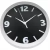 NXT-Uhr 13800 Small Numbers, Ø30 cm, Επιτοίχιο, Μαύρο
