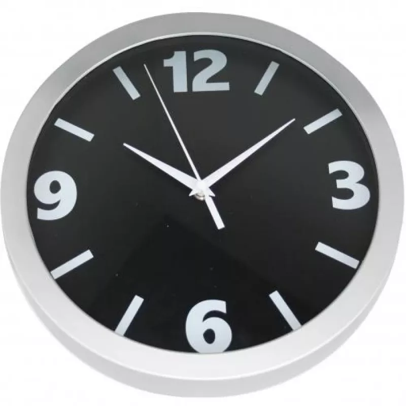 NXT-Uhr 13800 Small Numbers, Ø30 cm, Επιτοίχιο, Μαύρο