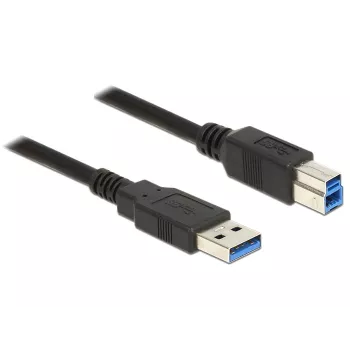 Καλώδιο USB DeLOCK 85070 USB 3.2 Gen 1 5m USB A USB B μαύρο