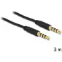 Καλώδιο ήχου DeLOCK 3,5 mm - 3,5 mm 3 m