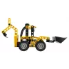 Σετ κατασκευής LEGO Technic Backhoe Loader 42197 — αρθρωτή διεύθυνση, λειτουργικός φορτωτής, 104 τεμ., συνιστώμενη ηλικία 7+