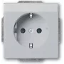 Busch Jaeger 20 EUN-83 Πρίζα CEE 7/3 Γκρι (2011-0-3810)