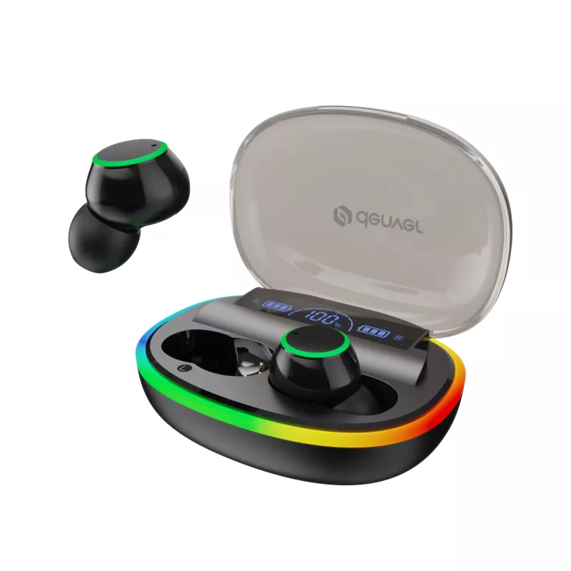 Ασύρματα ακουστικά Bluetooth Denver TWE-55B True Wireless, μαύρο