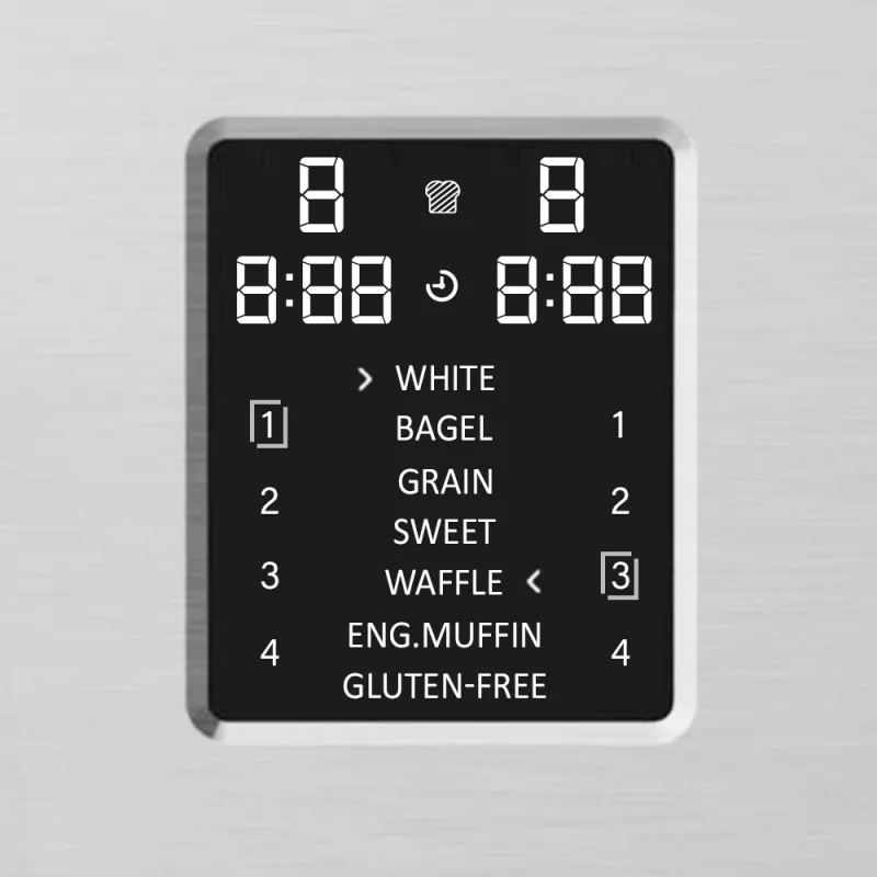 Gastroback Design Digital 4S 4 φέτες 1900 W Ανοξείδωτο χάλυβα