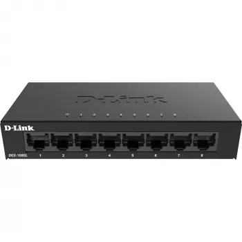 D-Link DGS-108GL unmanaged Gigabit Ethernet (10/100/1000) μαύρο