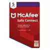 McAfee Safe Connect VPN 5 συσκευές κλειδί 1 έτους, Global