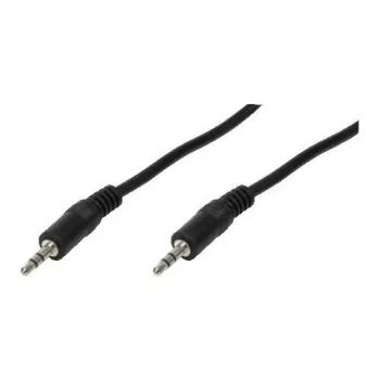LogiLink CA1048 καλώδιο σύνδεσης ήχου jack 0,20 m μαύρο (ματ)