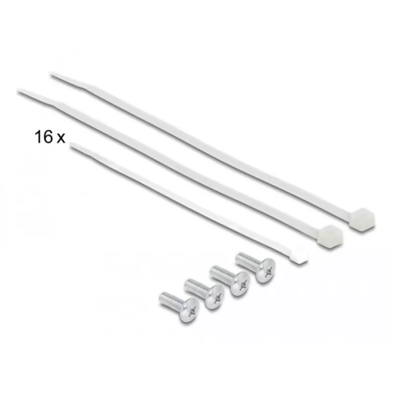 DeLOCK 66876 patch panel 1U Cat6a μαύρο μεταλλικό