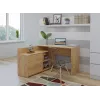 Γωνιακό γραφείο υπολογιστή Top e Shop DANY ARTISAN KPL, σχήματος L, μοριοσανίδα, χρώμα δρυς