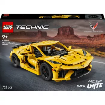 LEGO Technic Corvette Stingray 42205 2-in-1 μοντέλο κάμπριο και κουπέ, 732 τεμ., 80×270×140 mm