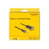 Αντάπτορας USB 2.0 Type-A σε σειριακό RS-232 D-Sub 9 ακίδων βύσμα αρσενικό DeLOCK 62646