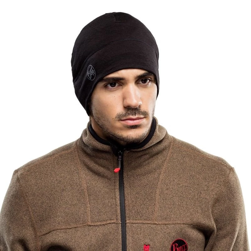 BUFF MERINO ΕΛΑΦΡΥ ΜΠΕΖΑΚΙ SOLID Μαύρο onesize Καπέλο Standard