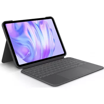 Πληκτρολόγιο Logitech Combo Touch QWERTY Δανικά Φινλανδικά Νορβηγικά Σουηδικά Smart Connector Graphite