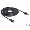 Καλώδιο USB DeLOCK EASY-USB 2.0-A - USB 2.0 Micro-B 3 m