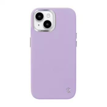 Θήκη προστασίας Joyroom PN-15F1 Starry για iPhone 15, μωβ, λεπτή, εφαρμοστή θήκη