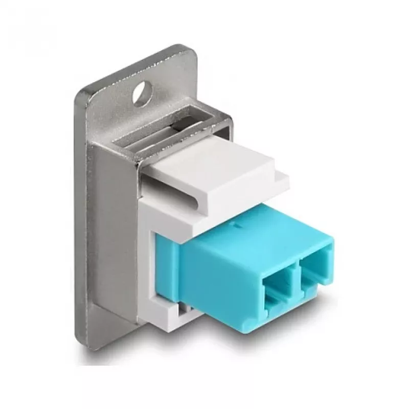 DeLOCK Μονάδα Keystone 90888 επίπεδη aqua ασημί λευκό LC