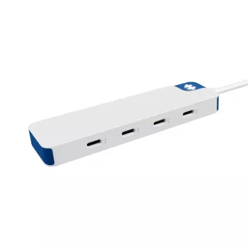 Hyper HyperDrive Flex 4-Port USB-C Hub, λευκό/μπλε | HD5201BUGL