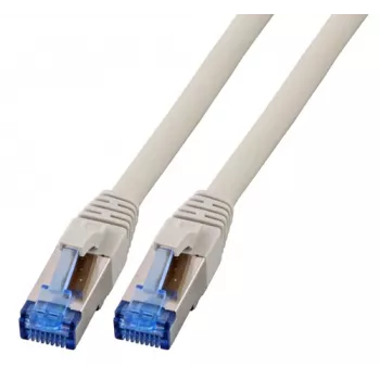 EFB-Elektronik Καλώδιο δικτύου RJ45 Patch Cat.6A S/FTP TPECat.7 Καλώδιο raw εξαιρετικά εύκαμπτο Γκρι 2m Κατασκευαστής: EFB Elektronik (K5525FGR.2)