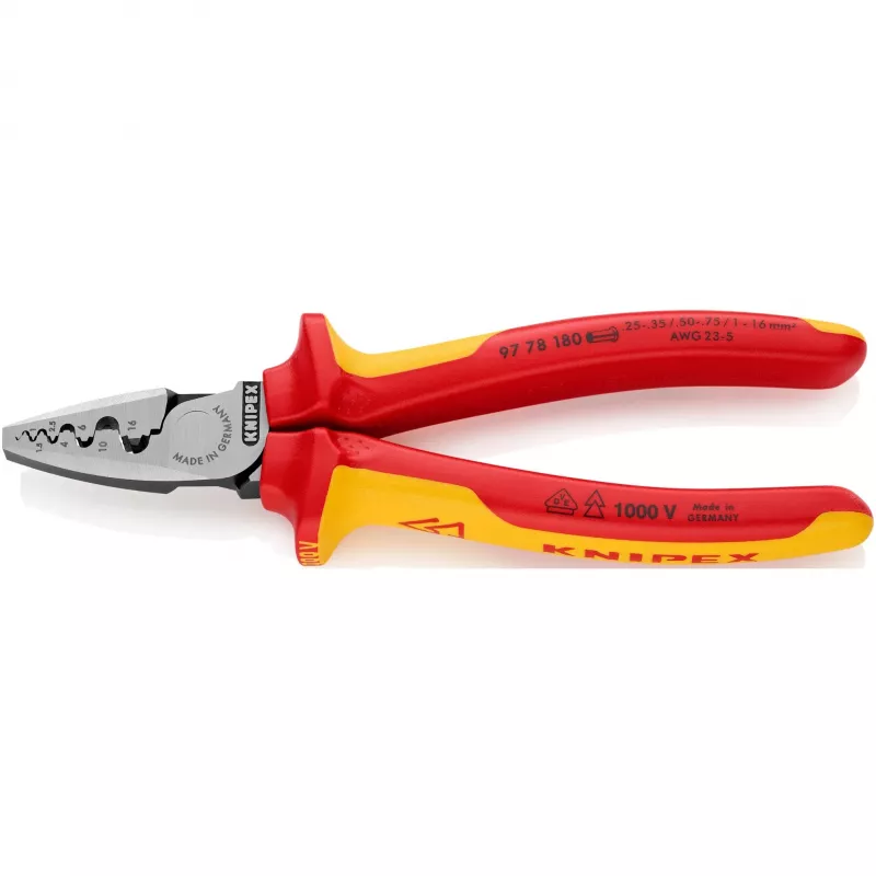 Πένσα πρέσας καλωδίων Knipex 97 78 180