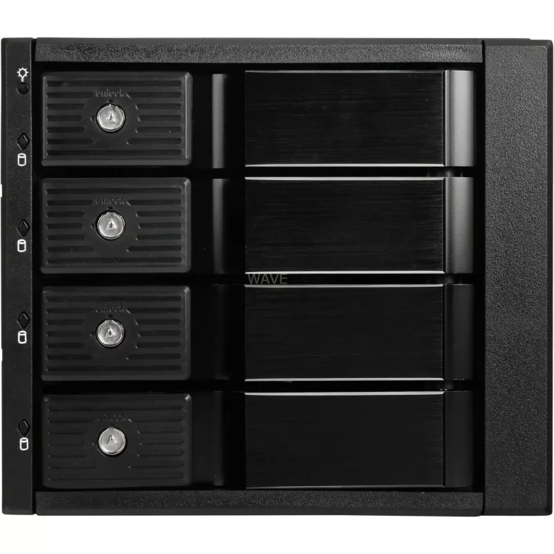 SilverStone SST-FS304-12G εξωτερική θήκη 3,5 ιντσών, 4-Bay – μαύρη