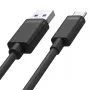 UNITEK ΚΑΛΩΔΙΟ USB USB-A — USB-C 25CM, Y-C480BK